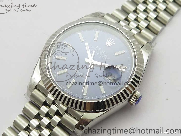 0114 SportInspired DateJust 41MM 126334 904L SS VRF 1:1 Best Edition Blue Dial Stick Markers on SS Jubilee Bracelet A 2903